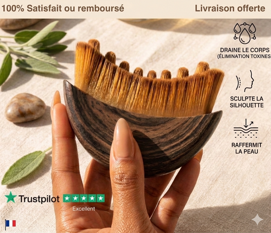 LEYA™ – Brosse Sculptante Lymphatique | Bye bye visage gonflé